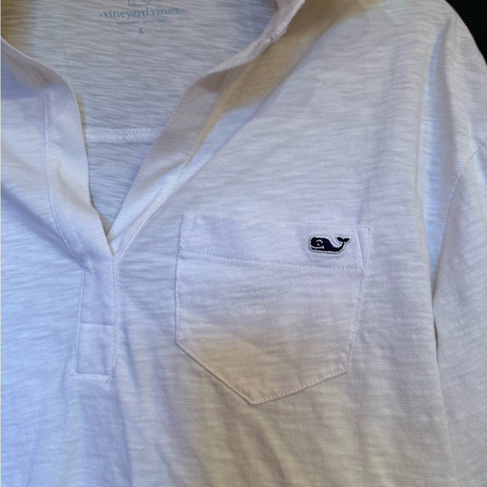 Vineyard Vines white long sleeve shirt - Picture 2 of 5